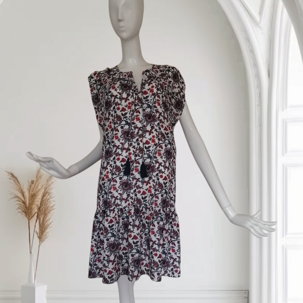 Mini Sundress with Cap Sleeves M